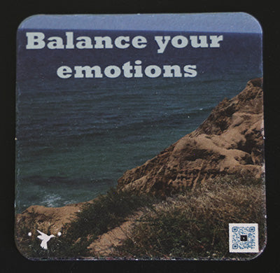 Courtesy Coasters - Balance your emotions - Set of 8