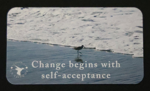 Kindness Card - Change begins with self-acceptance - Set of 25