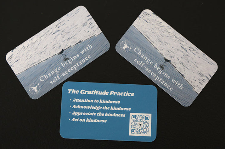 Change Begins with Self-acceptance Business Card