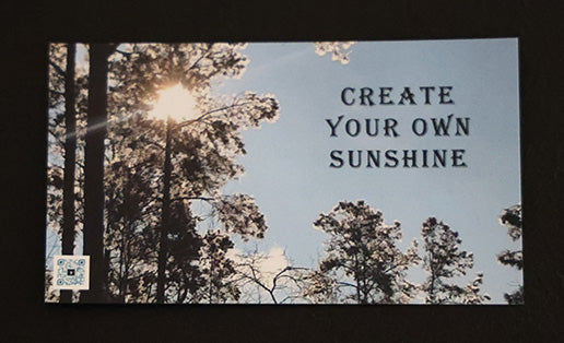 Gratitude Magnet Create Your Own Sunshine Quote Single