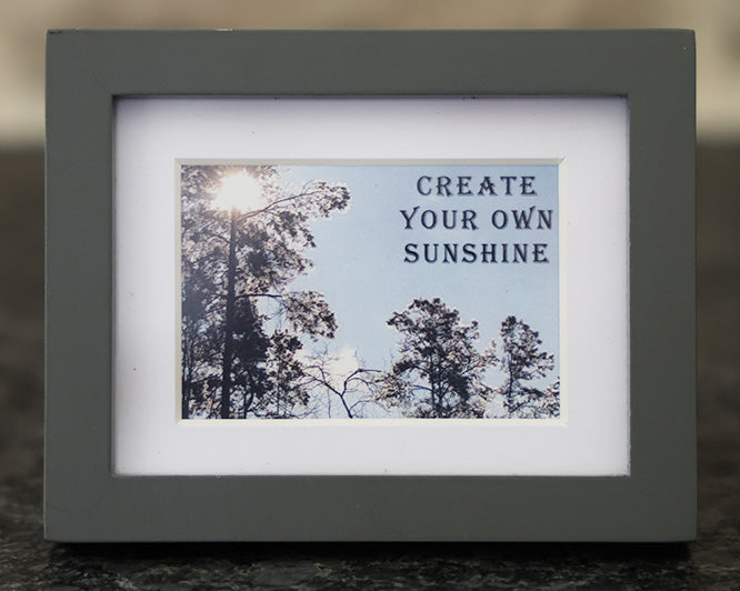 Mini Frame - CREATE YOUR OWN SUNSHINE