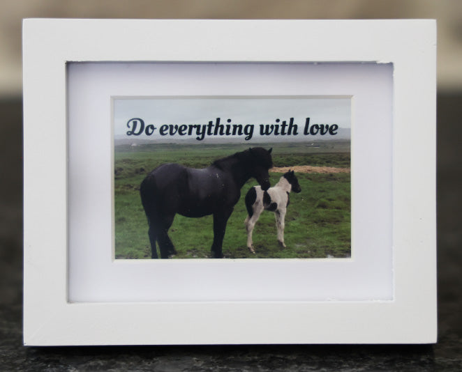 Mini Frame - Do everything with love
