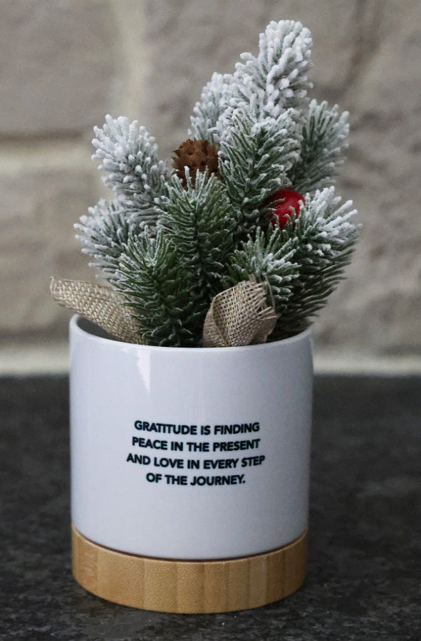 Holiday Planter - Life is about Acceptance
