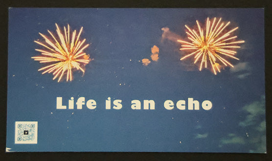 Mindful Magnet - Life is an echo - Set of 25