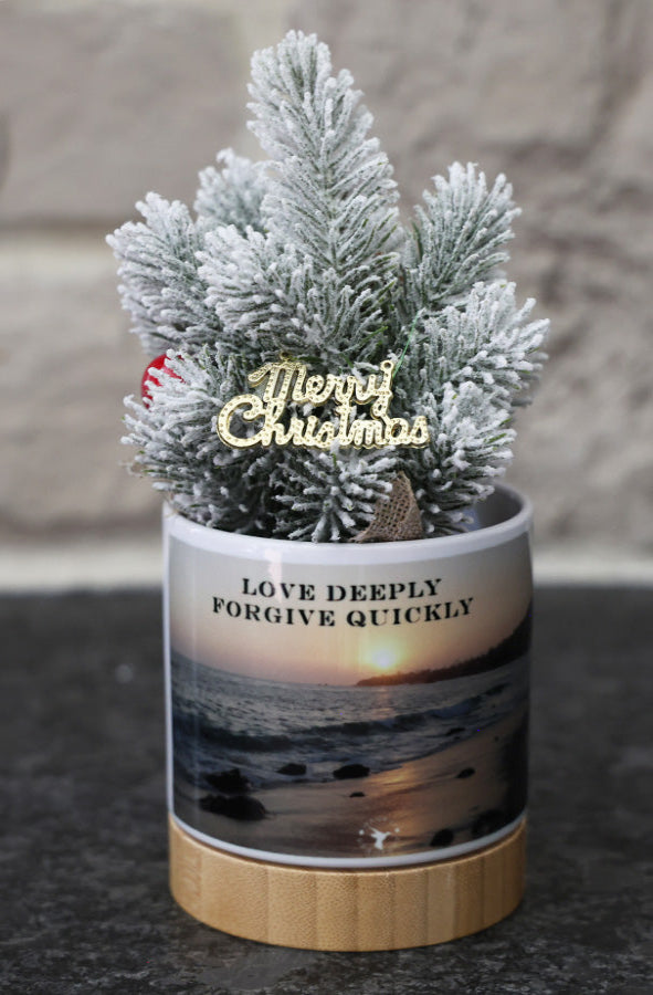 Holiday Planter - Love Deeply Forgive Quickly