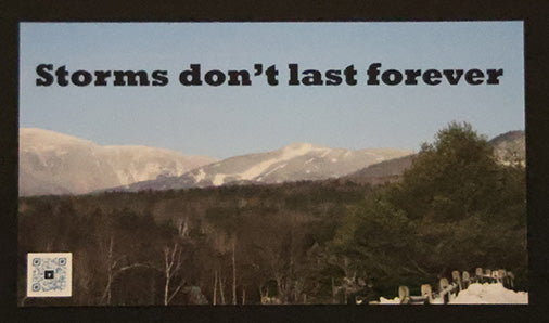 Mindful Magnet - Storms don't last forever - Set of 25