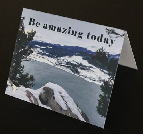 Be Amazing Today Note Card