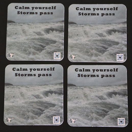 Calm Yourself Storms Pass Coaster