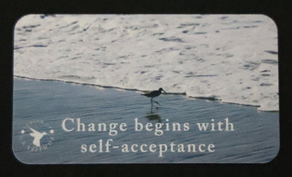 Kindness Card - Change begins with self-acceptance - Set of 25