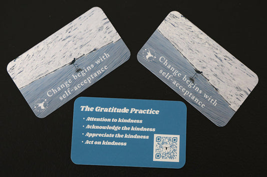 Change Begins with Self-acceptance Business Card