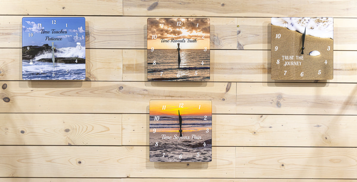 Square wall clocks