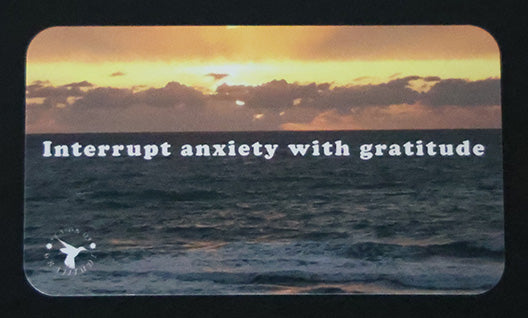 Kindness Card - Interrupt anxiety with gratitude - Set of 25