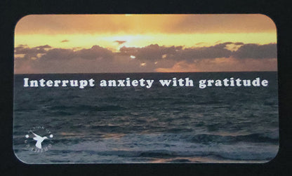 Kindness Card - Interrupt anxiety with gratitude - Set of 25