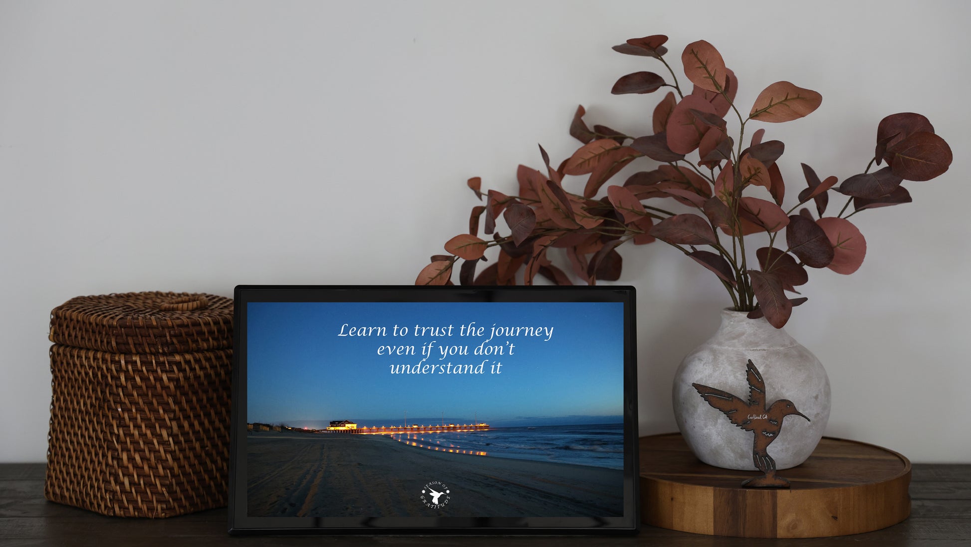 Sunset Gratitude Digital Display