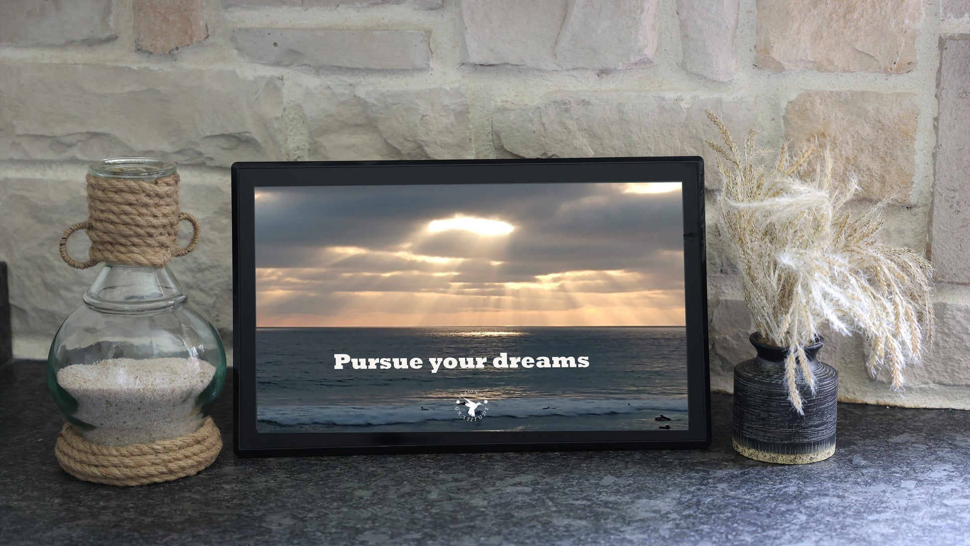Sunset Gratitude Digital Display