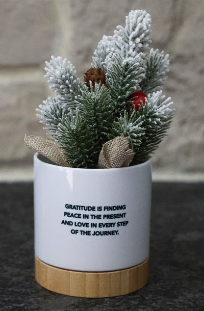 Holiday Planter - Life is about Acceptance