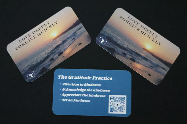Love Deeply Forgive Quickly Business Card