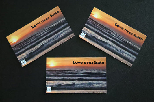 Love Over Hate Magnet