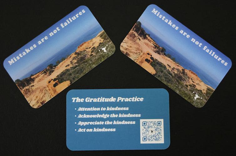 Mistakes Are Not Failures Business Card