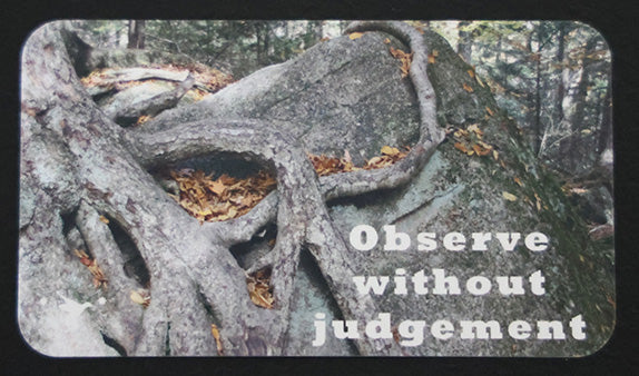 Kindness Card - Observe without judgement - Set of 25
