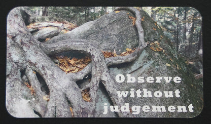 Kindness Card - Observe without judgement - Set of 25