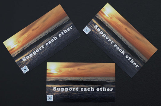 Support Each Other Magnet