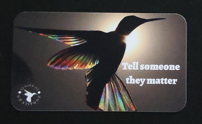Gratitude Card Tell Someone They Matter Quote Front
