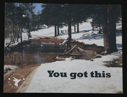 Thankful Note Card - You got this - Set of 25