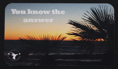 Kindness Card - You know the answer - Set of 25